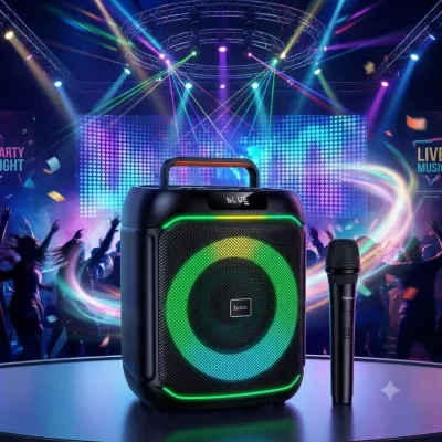 Hoco DS72 8 Inch Portable Speaker 20W With RGB Lights